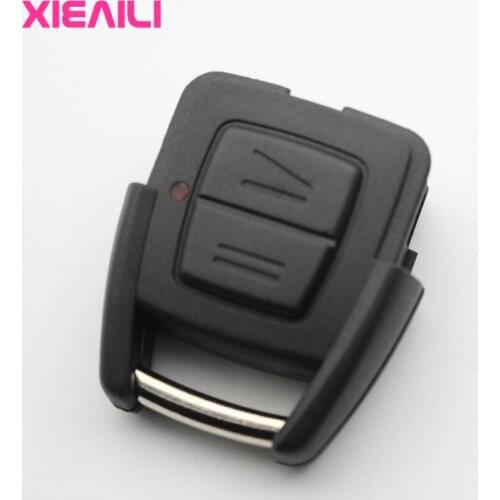 XIEAILI 50Pcs OEM 2Button Remote Control Key Case Shell For Opel Astra/Mk4/Vectra Key Fob Case S476