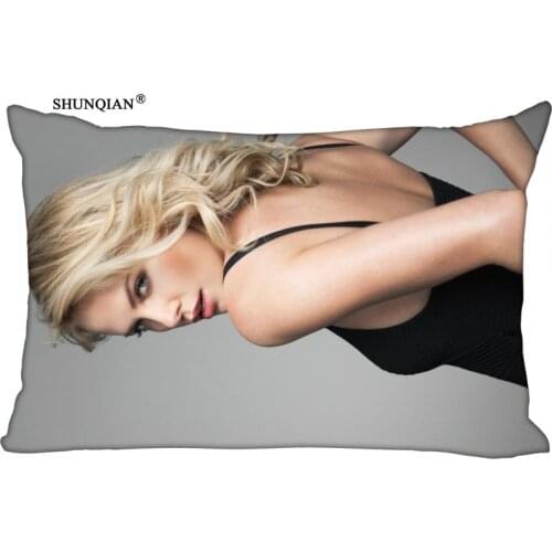 Custom Charlize Theron Rectangle Pillowcase zipper Pillow Case Customized Pillow Case Covers (Two Sides) 1pcs custom