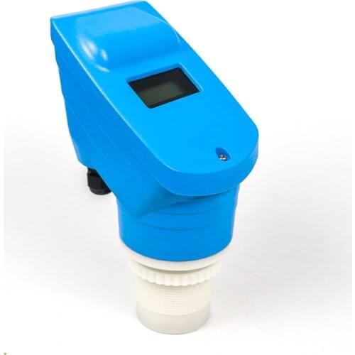 4-20ma diesel fuel tank ultrasonic level sensor 15m distance ptfe anti-corrosive level gauge