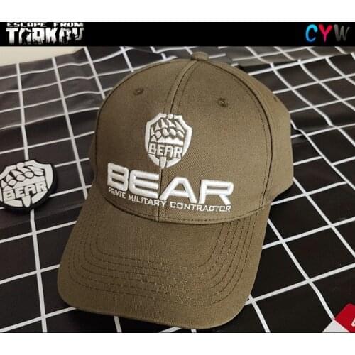 Escape From Tarkov Baseball Caps Cosplay USEC BEAR Basdball Cap Adjustable Hip Hop Caps Sun Hat Cosplay Prop Tactical Cap Visors