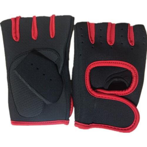 Brand Womens Gym Gloves Fitness Exercise Bicycle Bodybuilding Fingerless Mittens Gym Weightlifting Men Female Fitness Gloves