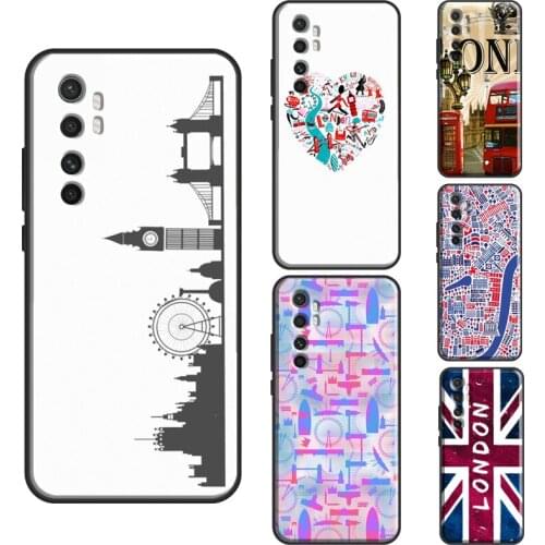 London British Union Jack For Xiaomi Mi Note 10 Lite Case For Mi 9T Pro 9 10 Ultra A3 For POCO X3 F2 Pro F1 Case