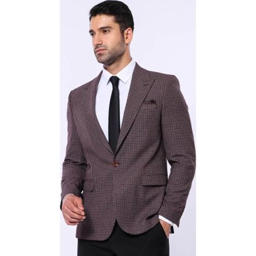 Gingham Black Blazer