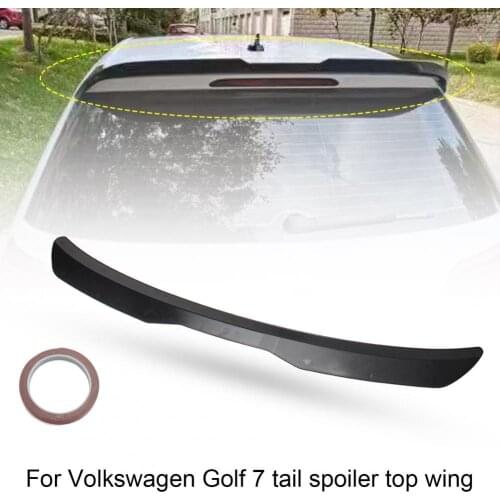 Black Excellent ABS Rear Spoiler Wing Wear-resistant Spoiler Exquisite
