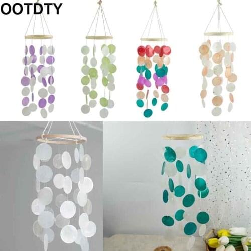 Natural Shells Wind Chimes Bedroom Balcony Room Windchimes Home Garden Decorations Creative Birthday Gifts