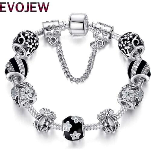 EVOJEW Black Bracelets