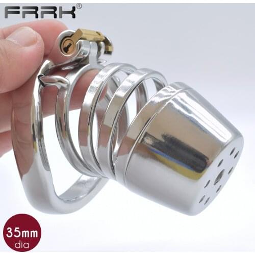 NUUN Metal Cage for Serious Wear Closed Stainless Steel Male Chastity Devices Mistress Control Fetish BDSM Sex Toys Penis Rings