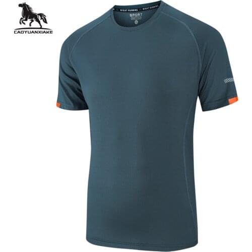 T-shirt men L-7XL 8XL 9XL summer new ice silk mens short sleeve Quick dry t-shirt Solid color youth casual Breathable Top 266