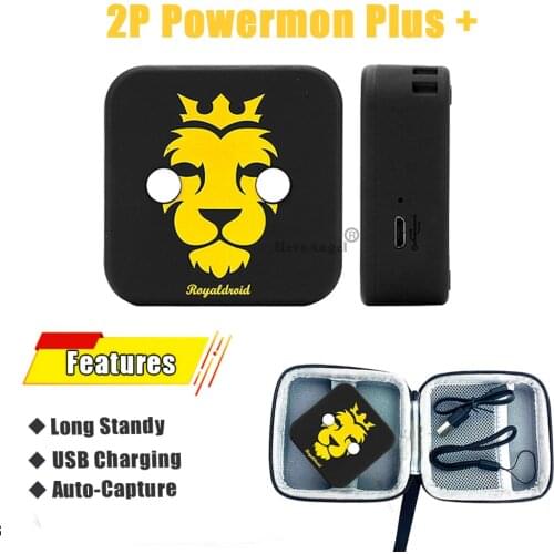 2021 New Auto Catch Monster Powermon Plus Bluetooth-compatible Smart Pocket Toys for Pokemon Go Plus Rechargeable 3P 2P 1P