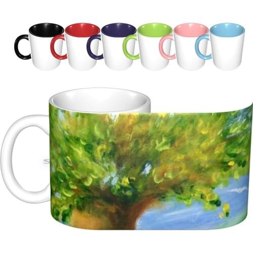White Bird Ceramic Mugs Coffee Cups Milk Tea Mug White Bird Angela Haig Harrison Angela Harrison Tree Hill Cottage Gardens