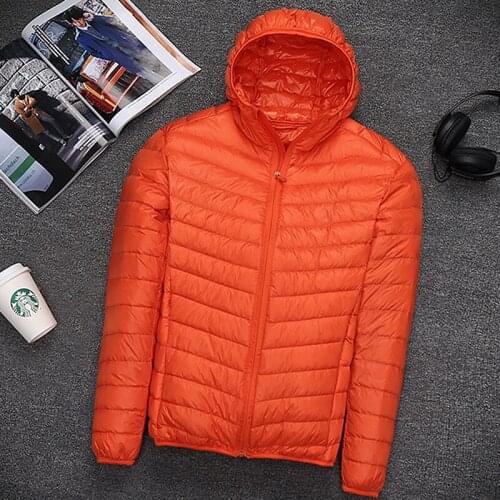 KK LUFAINA Men's Parkas With A Hood