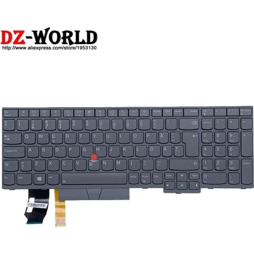 New Original Gray SE FI Swedish Finnish Backlit Keyboard for Lenovo Thinkpad T15 Gen2 P15S Gen2 Laptop 5N21B08472 5N21B08435