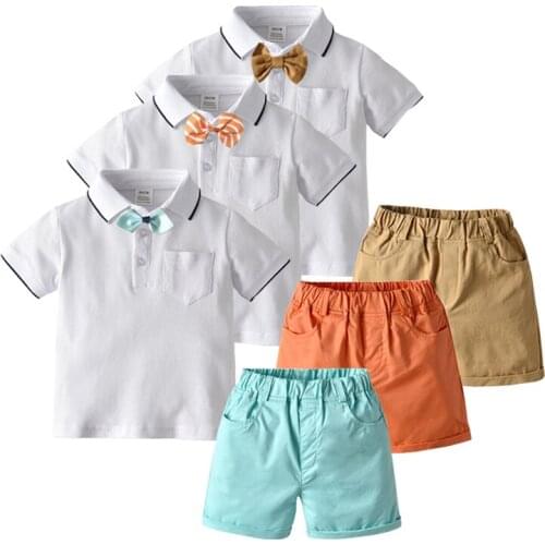 2021 Childrens Clothing Shorts Sets Kids Clothes Boys Summer Vacation Outfits Casual Clothes Boutique Kids Clothing Ropa Verano
