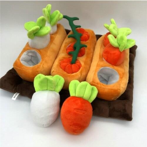 Creative Childrens Educational Toys Birthday Gift For Girls Fields Pumpkin Plush Soft Stuffed Vegetables Plant Radish Doll