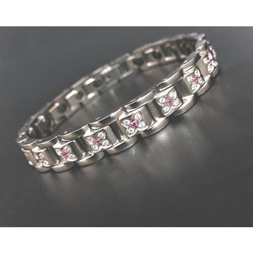 Stainless Steel Bracelet Titanium Steel Jewelry Germanium Magnet Energy Bracelet Fashion Jewelry Holiday gift