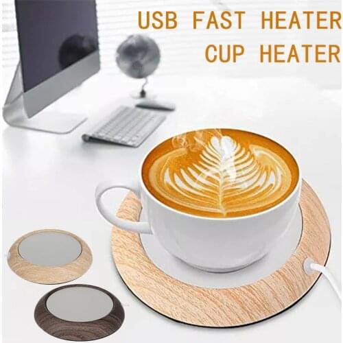 Cup Heater Coffee Mug Mat Warmer Hot Tea Makers Fast Heater Keep Drink Warm Insulation Coaster For Milk Water USB Heating Pad