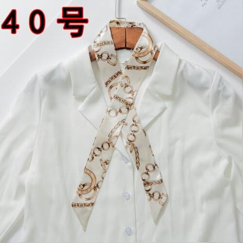 New Silk Lady Scarves Straps Bags Decorative Accessories Thin Styles Spring And Autumn Collocation Good Looking Fashion Trends