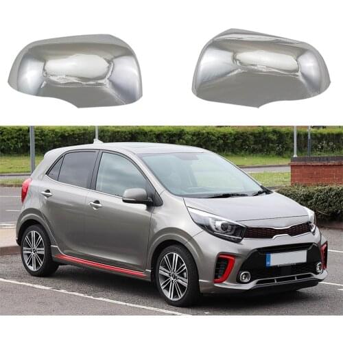 Novel style 2PCS ABS Chrome plated Rearview door mirror cover For Kia Picanto Morning 2014-2018 Auto supplies
