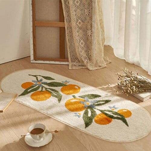 Oval Fluffy Carpets For Living Room Home Decor Bedroom Mat And Rug Bedside Nursery Rug Oval Bathroom Rug Cartoon Floor Mat Thick