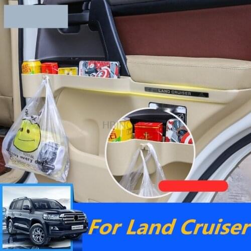 For Toyota Land Cruiser 2010-2020 back Door Armrest Storage Box Container Phone Holder Armrest Storage Box Bin Car decoration