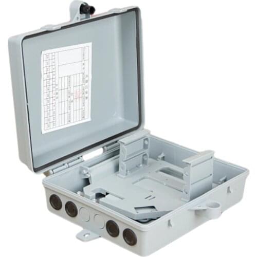 1 X 16/1X32 Splitter Box Indoor/Outdoor Optical Fiber Cable Distribution Box 16-Core FTTH BladeType Fiber Optic Distribution Box