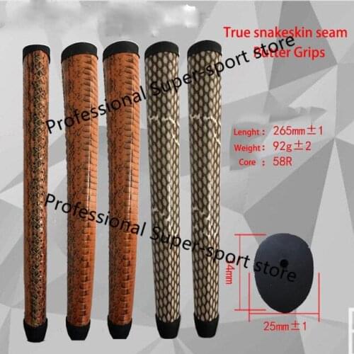 Golf grip handsomeness grip quality overstretches real snakeskin golf putter grip