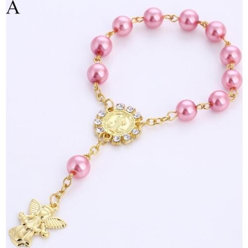 10pcs Baby Shower Baptism Gift Bracelet Christening Favor Return Gift First Birthday Party Gift Souvenir