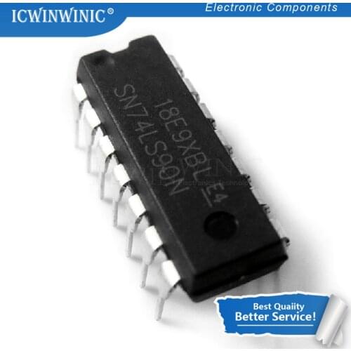 10piece HD74LS90P HD74LS90 DIP14 DIP SN74LS90N 74LS90 New original In Stock