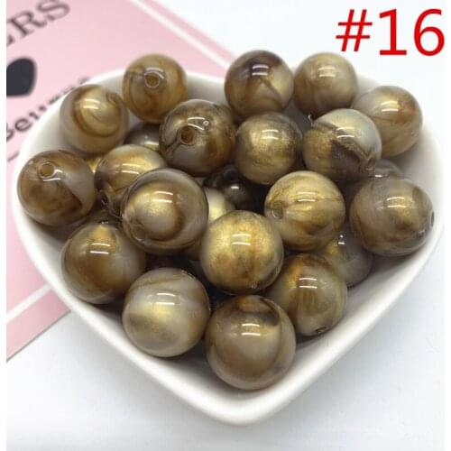 10pcs/lot 14mm of Acrylic Beads Earrings Necklace Accessories Beads For Jewelry Making DIY Jewelry Findings #ZS16