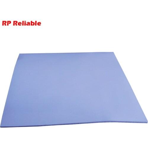 100*100*1.5mm Silicone Thermal Pad /Pads for Chipset / Chips / IC /VRAM /Heatsink Cooling Heat Conductive Blue