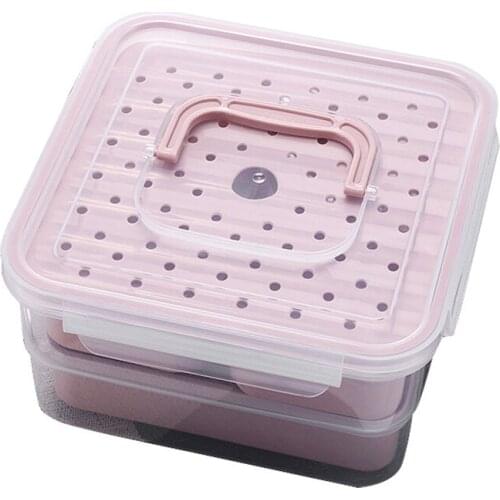 6 in 1 Double Layer Food Storage box with Lids Leak Proof Plastic Container Lunch Box Portable Microwave Food box for Kitchen