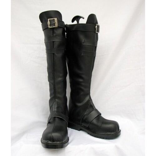 07-GHOST Mikage Cosplay Boots Shoes Halloween Cosplay Prop Custom Made