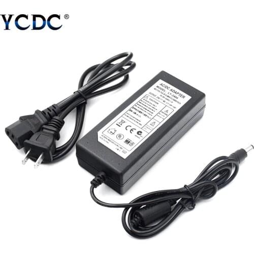 DC 24V 4A US/EU/UK/AU Plug Charger Universal AC100-240V To DC 24V 4A Power Supply Adapter Converter Module Stable High Power