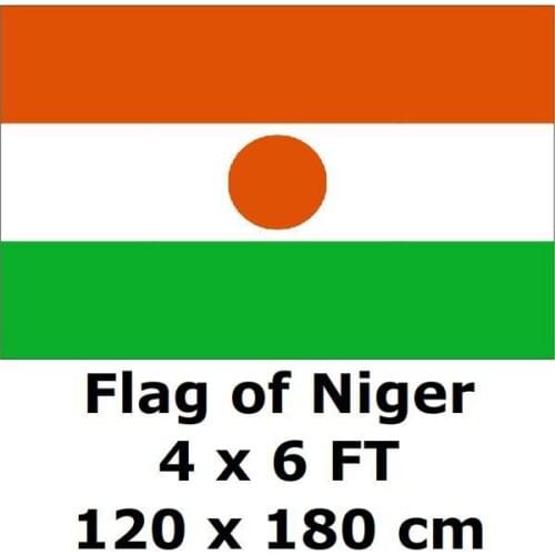 Niger Flag 120 x 180 cm 100D Polyester Large Big Nigerien Flags And Banners National Flag Country Banner
