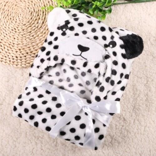 Hooded Animal Baby Blanket Newborn Bath Towel /Bathrobe Cloak Lovely Soft Sleeping