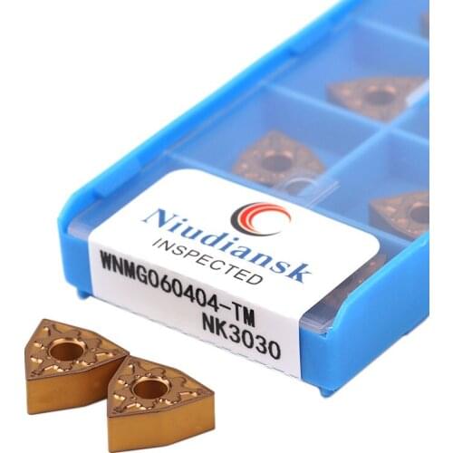 WNMG060404-TM NK3030 Cutter WNMG060408-TM NK3030 Hard Alloy Blade CNC Lathe Tool Carbide Inserts External Turning Tool,For Steel