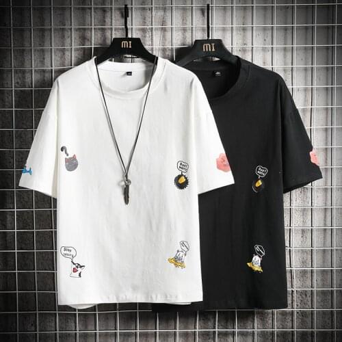 Cat T Shirts do not worry print Cartoon crow funny T-shirt Printed Tee Cute Gift Tshirt