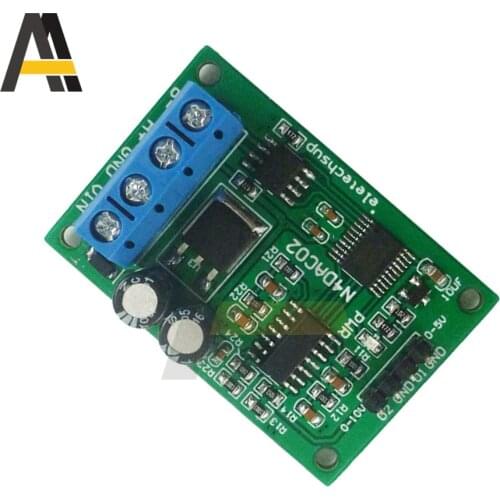 DC 12V 0-5V 0-10V Voltage Signal Generator 2CH PWM DAC Converter Module RS485 Modbus RTU for PLC Measuring Instruments