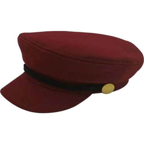 Hot Autumn Fashion Women Cowboy Hat British Style Warm Six Colors Retro Newsboy Caps Military Octagonal Cap Female Visor Caps