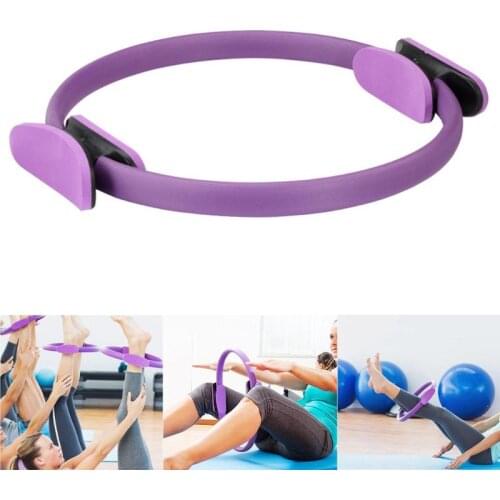 Yoga Pilates Ring Fitness Circle Dual Grip Muscle Exercise Kit Magic Circle Muscles Body Exercise Lose Weight Yoga