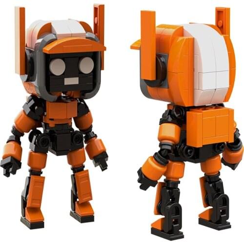 MOC Resembles A Little Tiger K-VRC Love-Death-Robot Building Block Model Toy Creativity Animation Future Robot Bricks Gfit