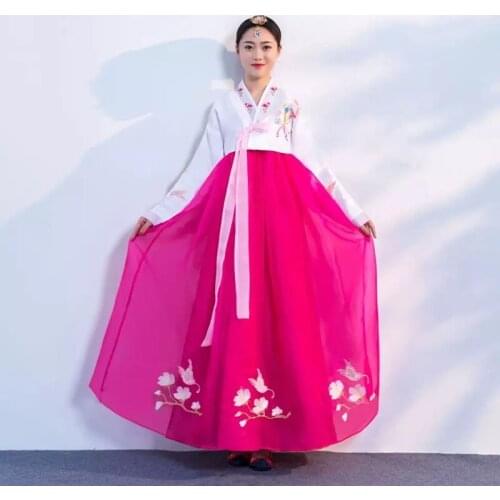 Korean hanbok wedding dress cosplay performance korean traditional dress style clothing korean national costume hanbok TA442