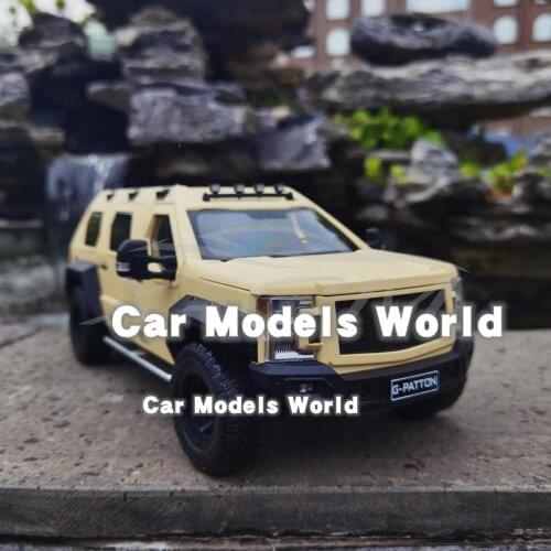 Diecast Car Model for Keng Fai G-Patton 1:18 (Matt Yellow) + SMALL GIFT