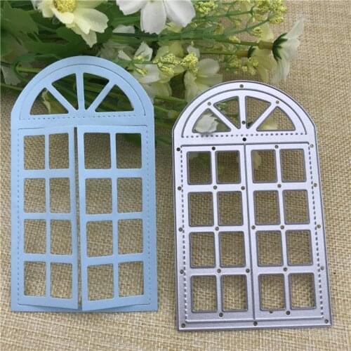 Window Metal stencil mold Cutting Dies decoration scrapbook die cuts Album Paper Craft Embossing DIY Card Crafts