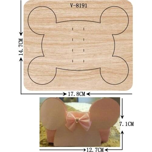 New card wooden dies cutting dies for scrapbooking Multiple sizes V-8191