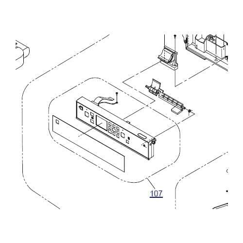 Original new control panel keyboard power switch board panel for EPSON L850 L810 printer pcb panel assembly
