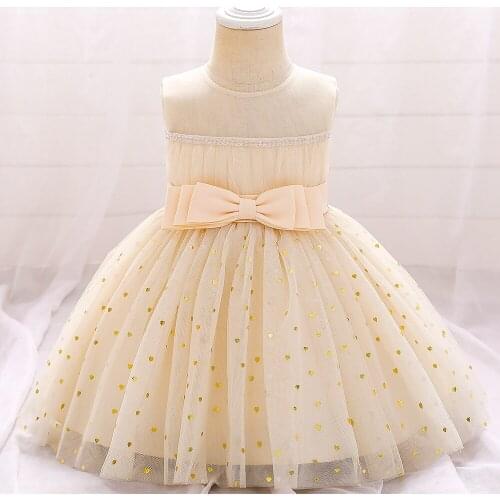 Princess Dress For Kids Children Clothes Sleeveless Tulle Tutu Birthday Wedding Performance Kids Clothing for Girls Size 6M-5Y