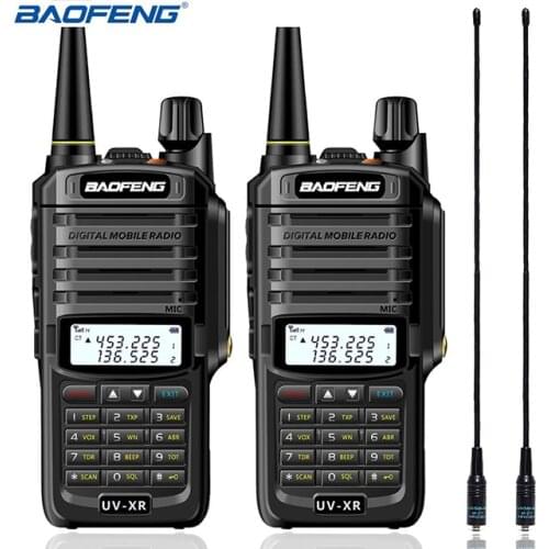2pcs Baofeng UV-XR 10W High Power IP67 Waterproof Two Way Radio Dual Band Handheld Walkie Talkie for hunting uv-9r uv9r plus