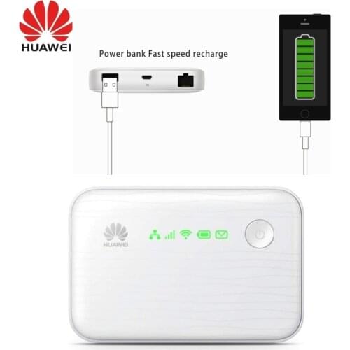 Lot of 10pcs Unlock Power Bank 3G WiFi Router with Ethernet and WiFi SIM Card Router Huawei E5730