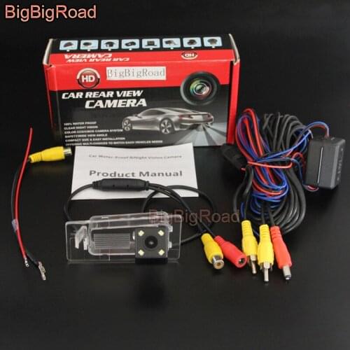 BigBigRoad Back Up Reverse Camera For Hyundai Solaris Sedan HCR 2017 2018 2019 Car Rear View Camera Sets RCA & Original Screen